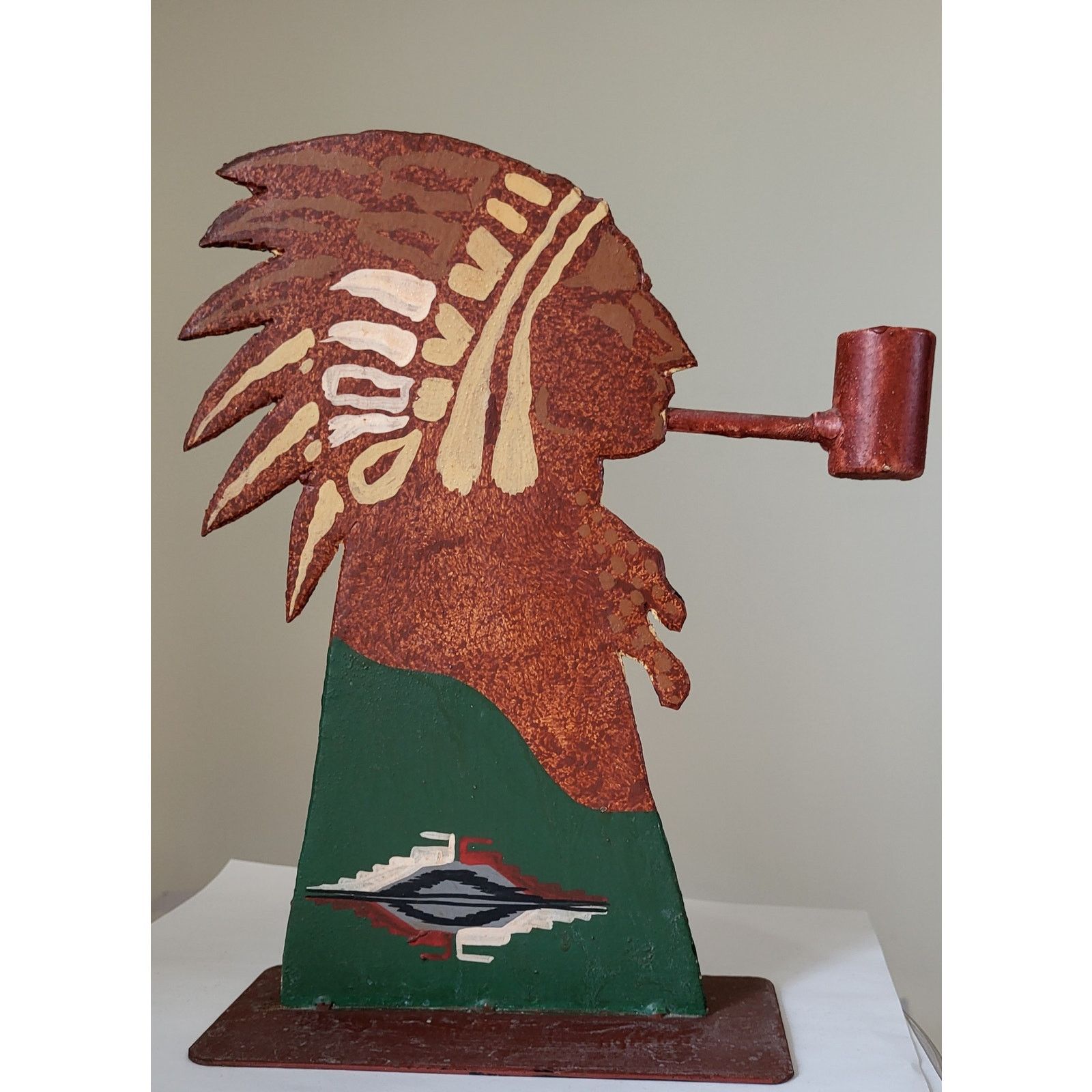 Other Native American Steel Hand Painted Farm Lake Cabin Mountain Size ONE SIZE - 1 Thumbnail