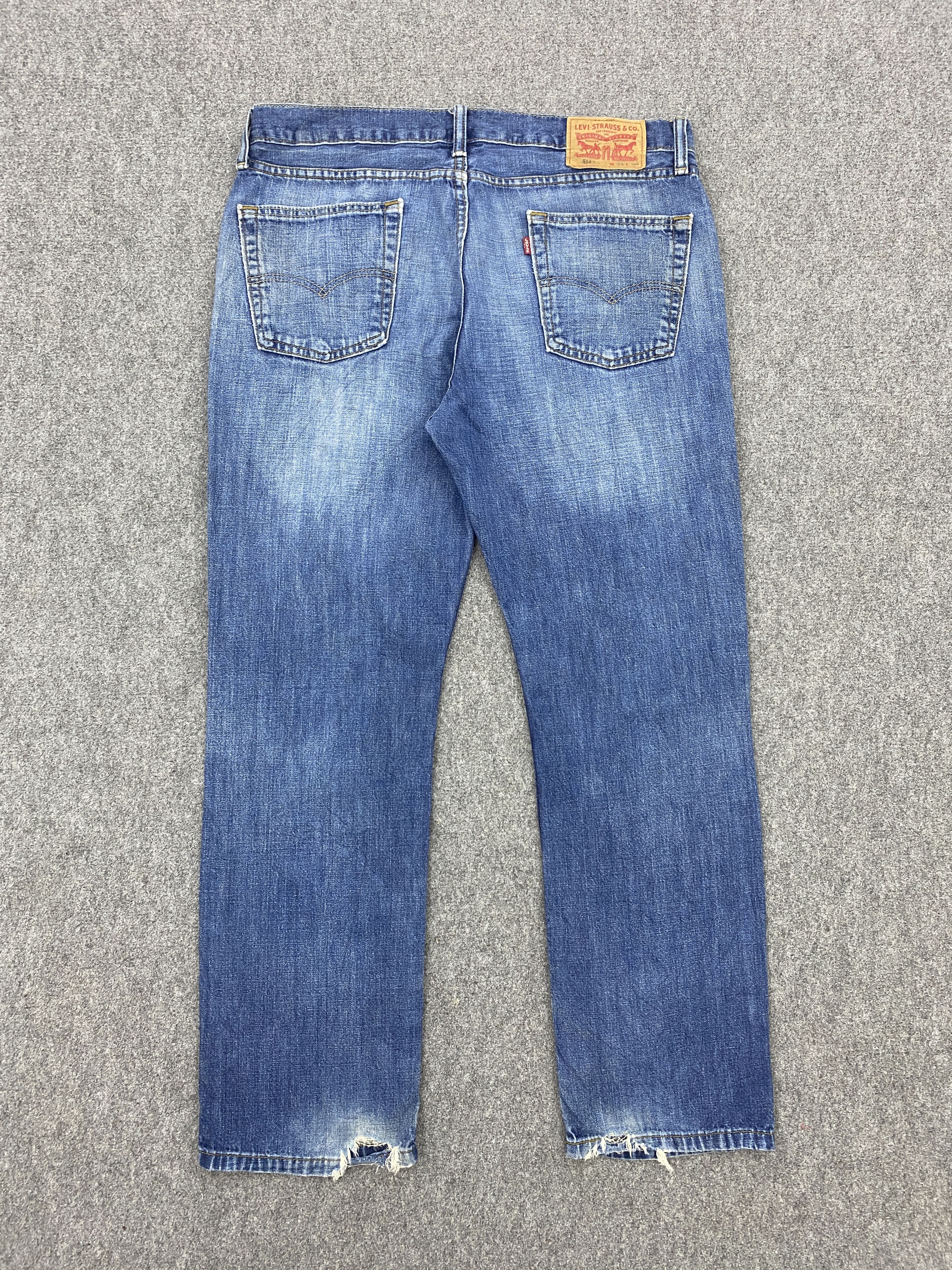 Levi's Faded Blue Vintage Levis 514 Jeans DP2675 Size US 35 - 3 Thumbnail