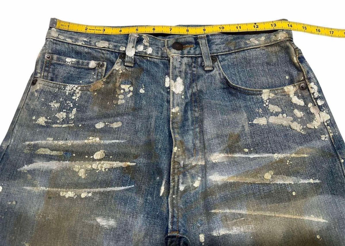 Yoshiyuki Konishi 🔥Archived Yoshiyuki Konishi Splatter Gold Painted Denim Size US 28 / EU 44 - 18 Thumbnail