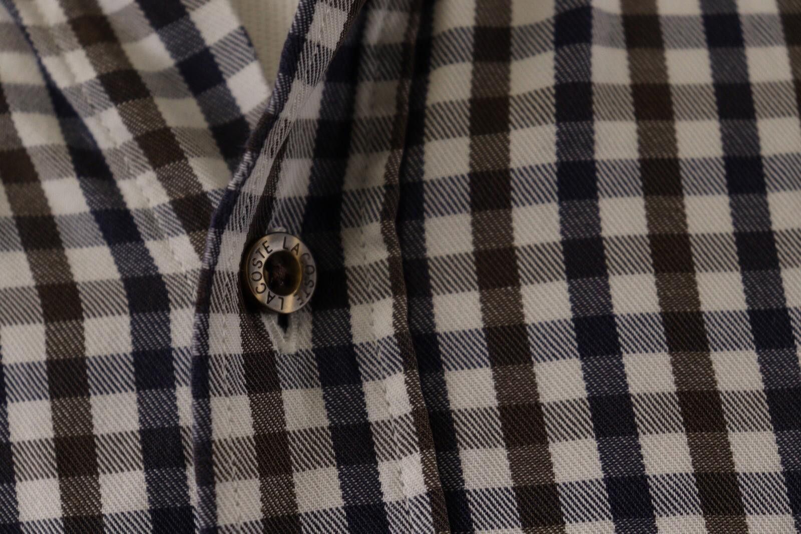 Lacoste Lacoste Multicolor Check Button Down Shirt Size 41 Size US M / EU 48-50 / 2 - 5 Thumbnail