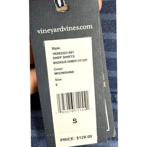 Vineyard Vines Vineyard Vines Sweatshirt Mens Small Blue Woodhouse Pullover Zip Zipper New with Tags C40 Size US S / EU 44-46 / 1 - 7 Thumbnail