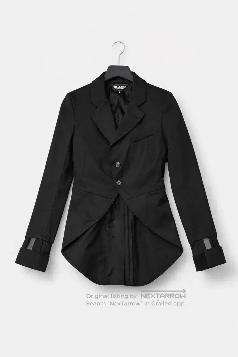 Comme des Garcons Comme Des Garcons Deconstructed panelled openwork blazer| Size L / US 10 / IT 46 - 2 Thumbnail