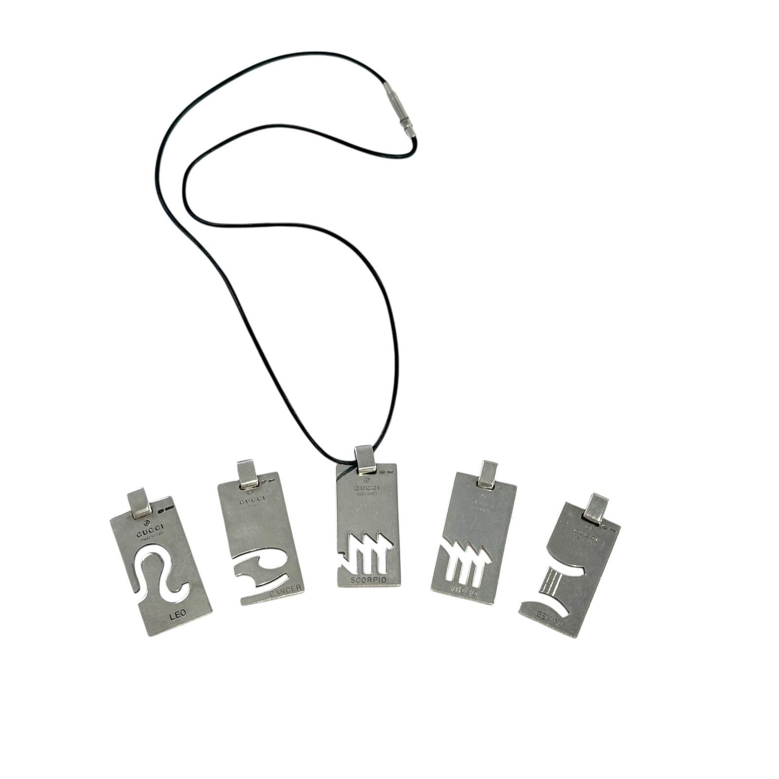 Gucci Gucci Sterling Silver Zodiac Pendant Necklace Set Size ONE SIZE - 1 Thumbnail