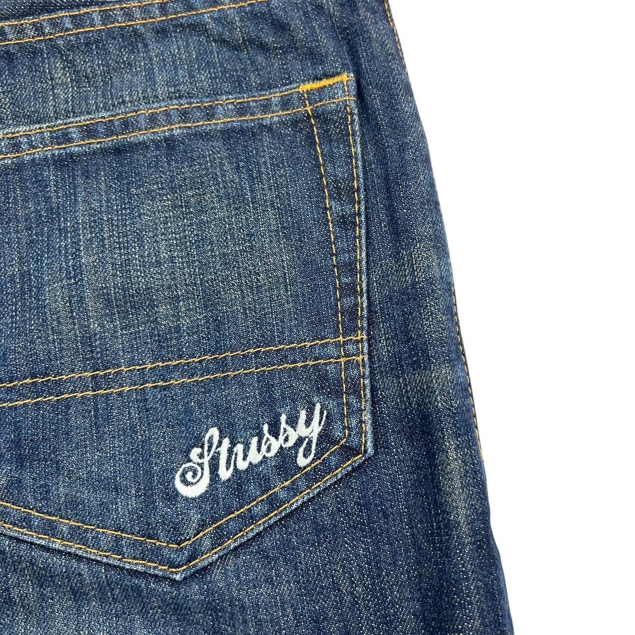 Stussy Vintage 2000s Stussy Embroidered Logo Jeans - Waist: 29” Size US 29 - 6 Thumbnail