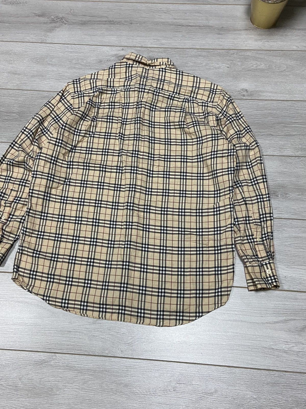 Burberry Burberry Brit shirt nova check overprint vintage Size US L / EU 52-54 / 3 - 9 Thumbnail