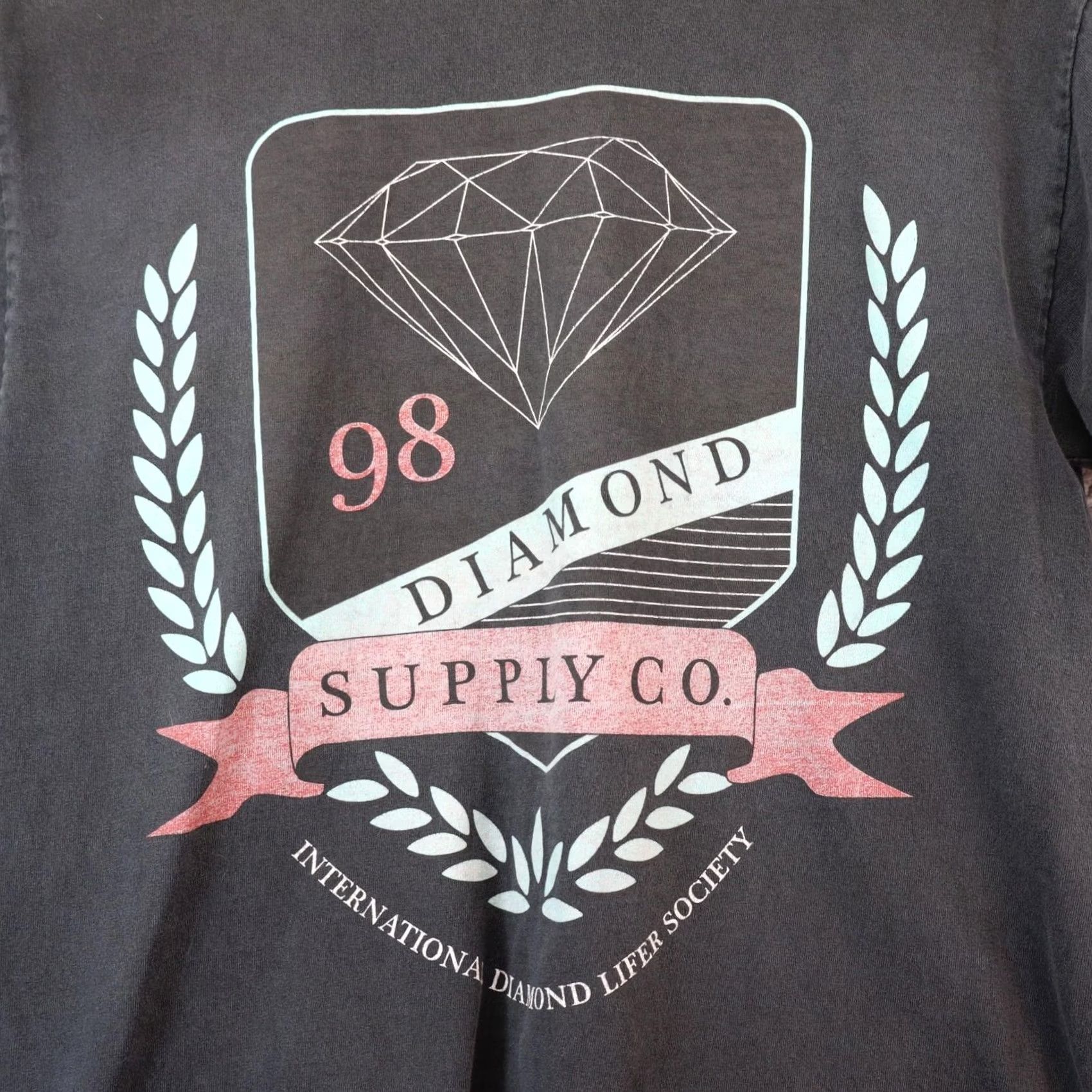 Diamond Supply Co. Diamond Supply Co. Black Shirt T-Shirt Mens M Short Sleeve Crew Neck 100% Cotton 2020s US Made Size US M / EU 48-50 / 2 - 2 Thumbnail