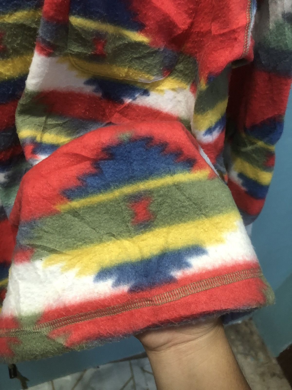 Japanese Brand × Vintage Sante reins navajo fleece sweatshirt Size US XL / EU 56 / 4 - 7 Thumbnail
