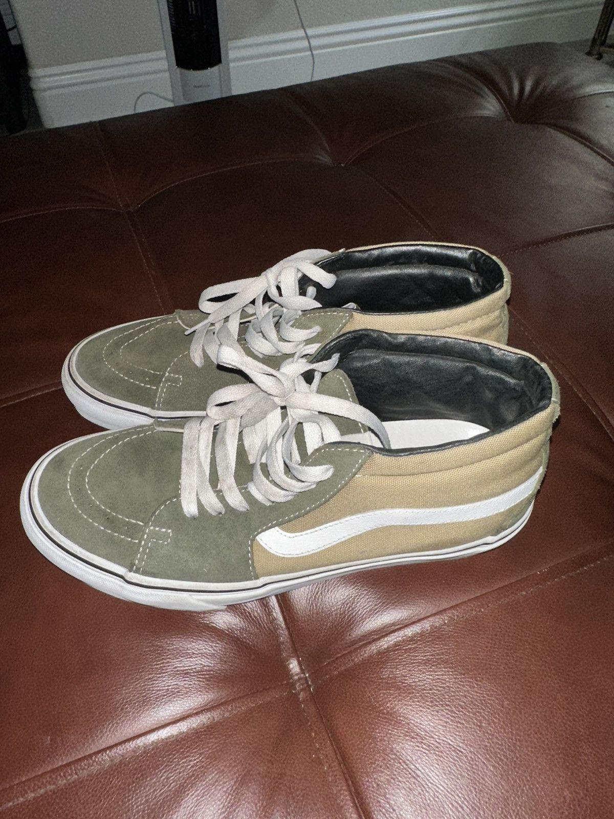 JJJJound × Vans Jjjjound x Vans Sk8-Mid Green Size 9 Size US 9 / EU 42 - 2 Thumbnail