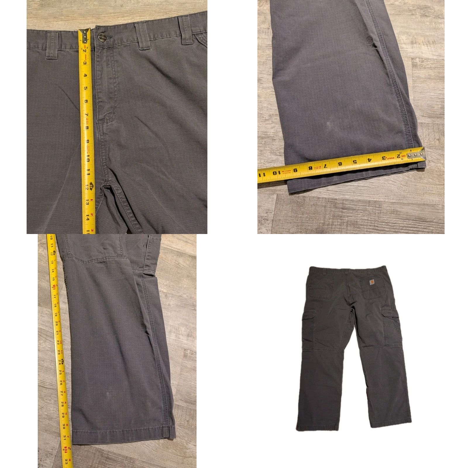 Carhartt Carhartt Force Relaxed Fit Ripstop Cargo Work Pants Mens 44x32 Gray BN4200-M Size US 44 / EU 60 - 9 Thumbnail