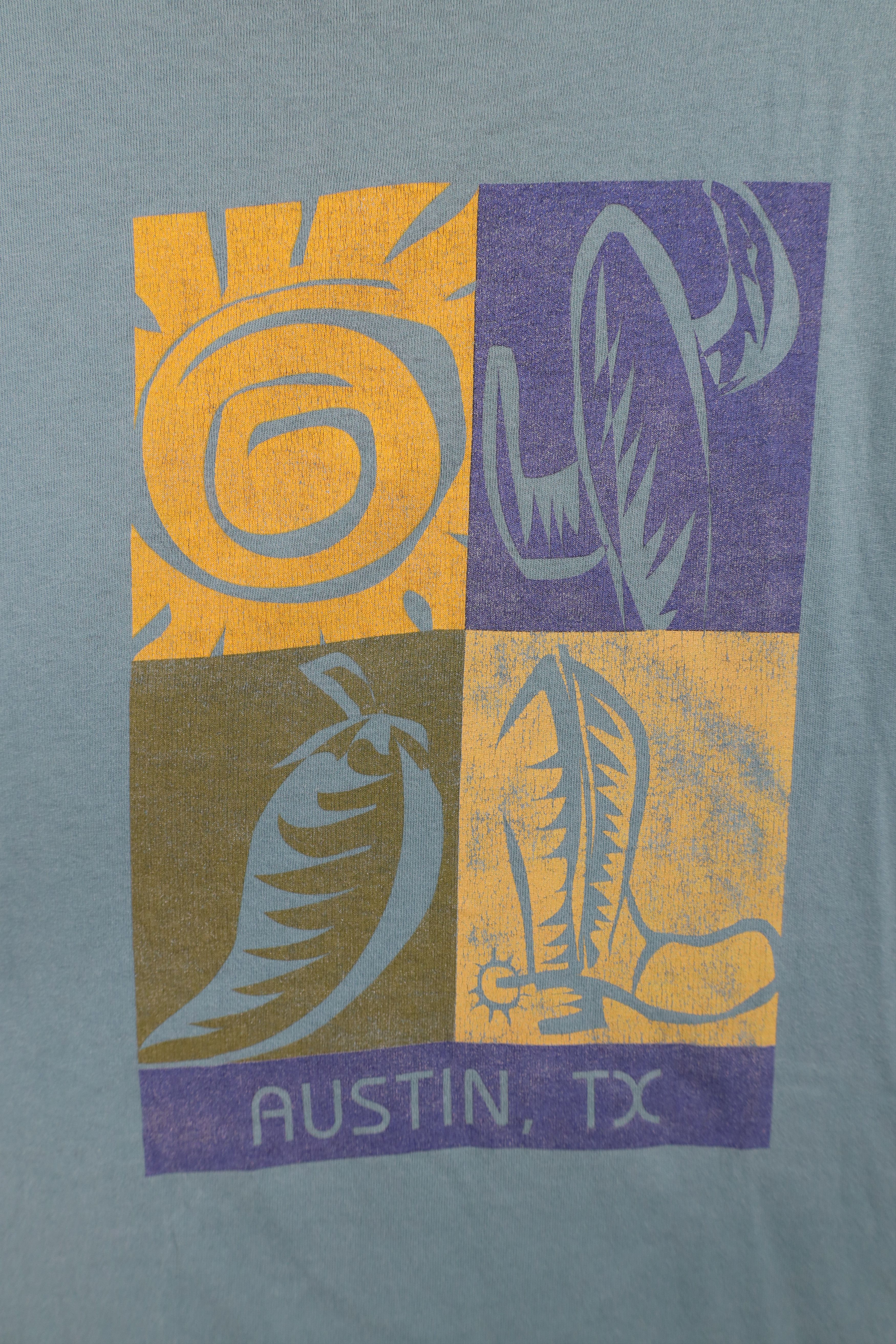 Vintage Vintage 90s Streetwear Austin Texas Sleep Night Gown T-Shirt Size ONE SIZE - 7 Thumbnail
