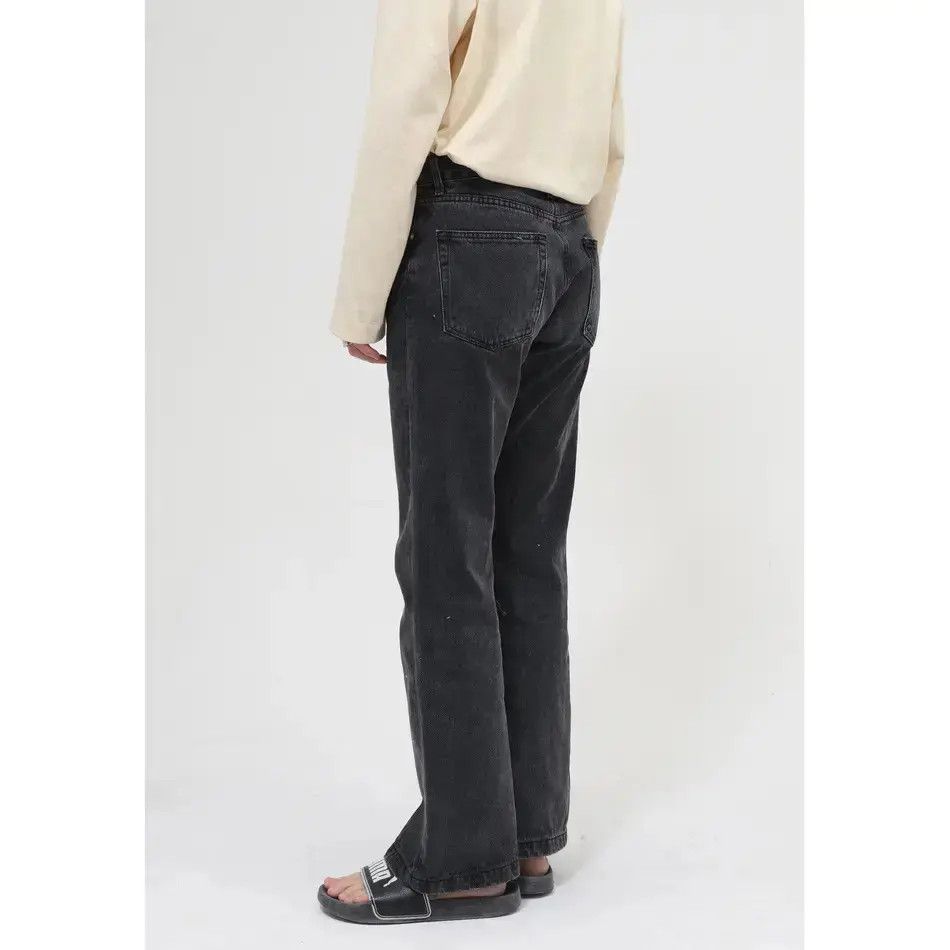 Japanese Brand Retro loose solid color micro flared jeans Size US 32 / EU 48 - 5 Thumbnail