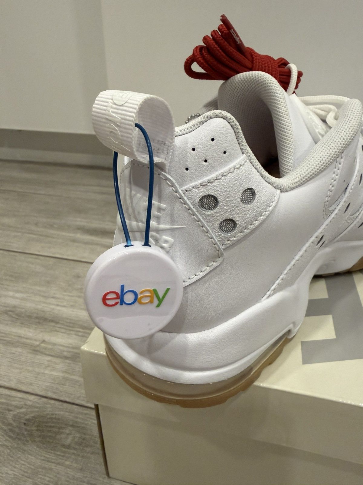 Nike × Supreme Supreme Nike SB Air Max 2 CB '94 Low White Varsity Red Sz 12 Size US 12 / EU 45 - 11 Thumbnail