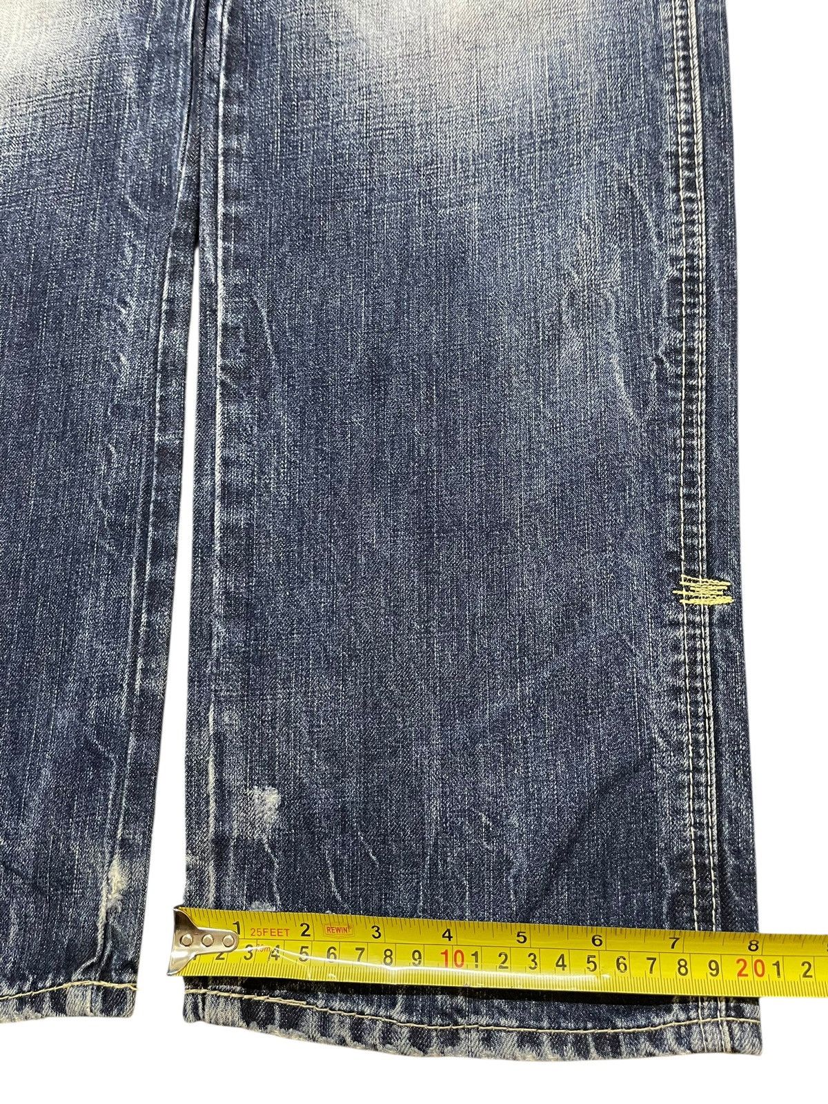 Levi's Vintage 90s Levis 502 Faded Wash Distress Style Loose Jeans Size US 32 / EU 48 - 16 Thumbnail