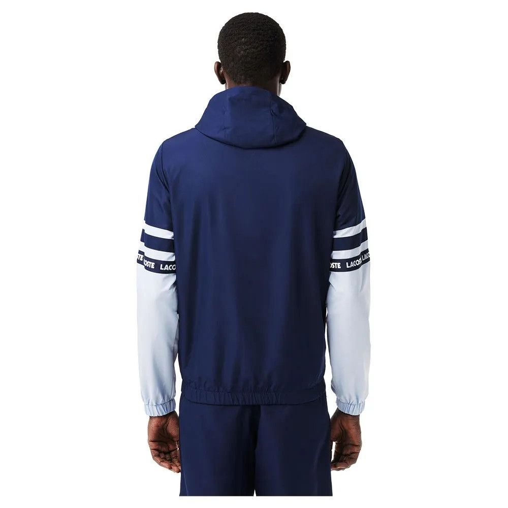 Lacoste o1s22i1n1124 Contrasting Sleeves Sporty Jacket Size US XL / EU 56 / 4 - 3 Thumbnail