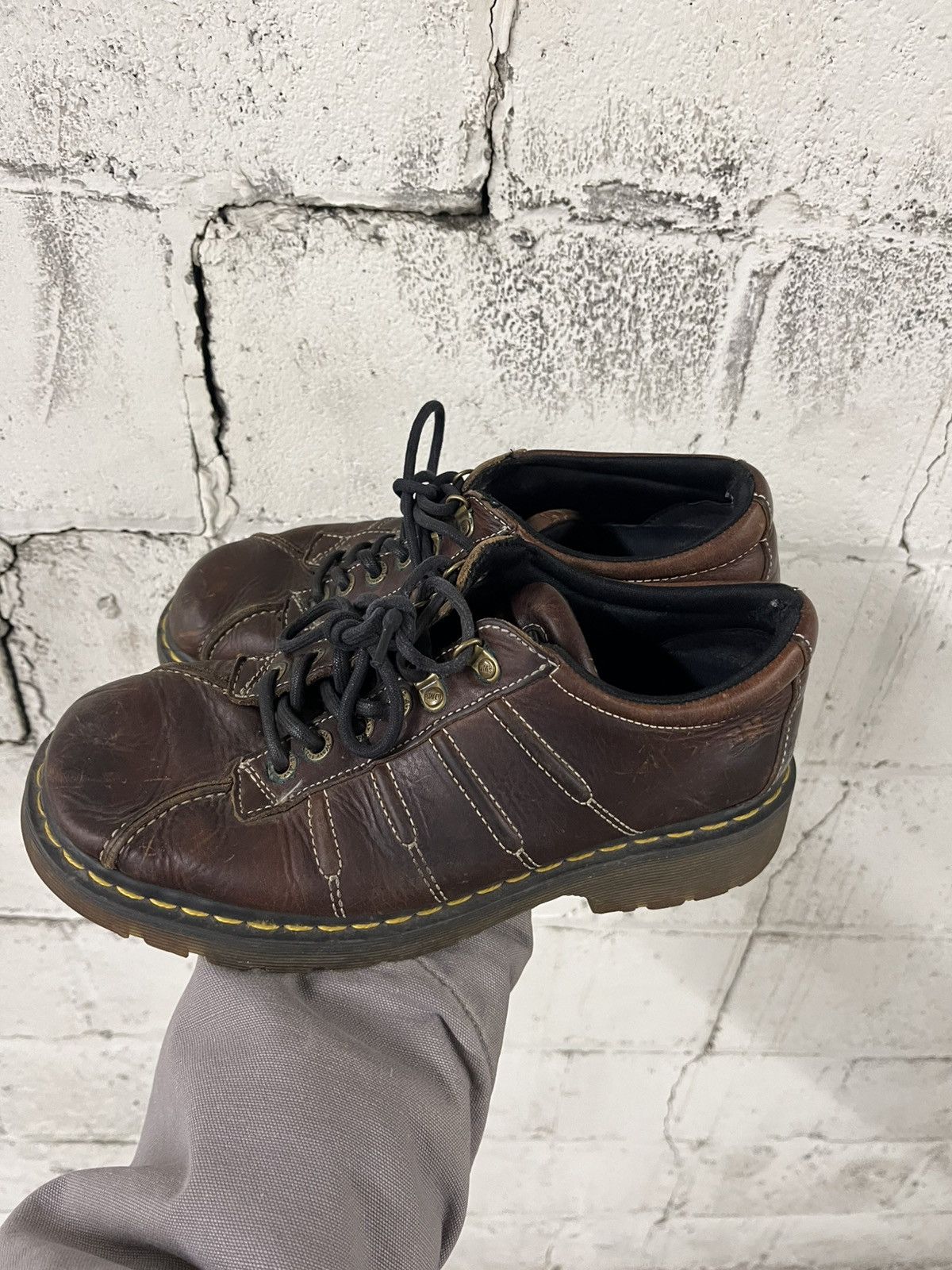 Dr. Martens Dr.marten vintage leather boots rare 90s streetwear preppy Size US 10 / EU 43 - 7 Thumbnail