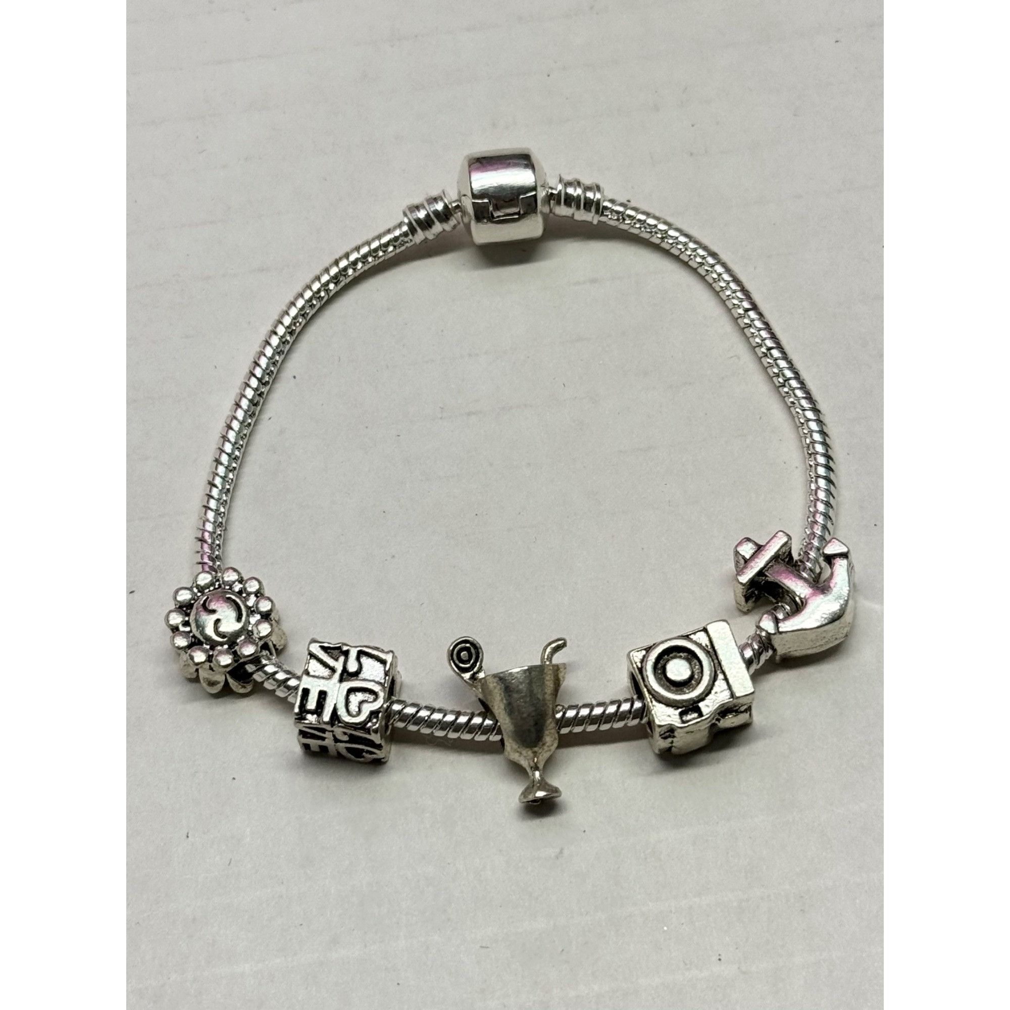 Vintage Vintage slide charm bracelet Size ONE SIZE - 4 Thumbnail