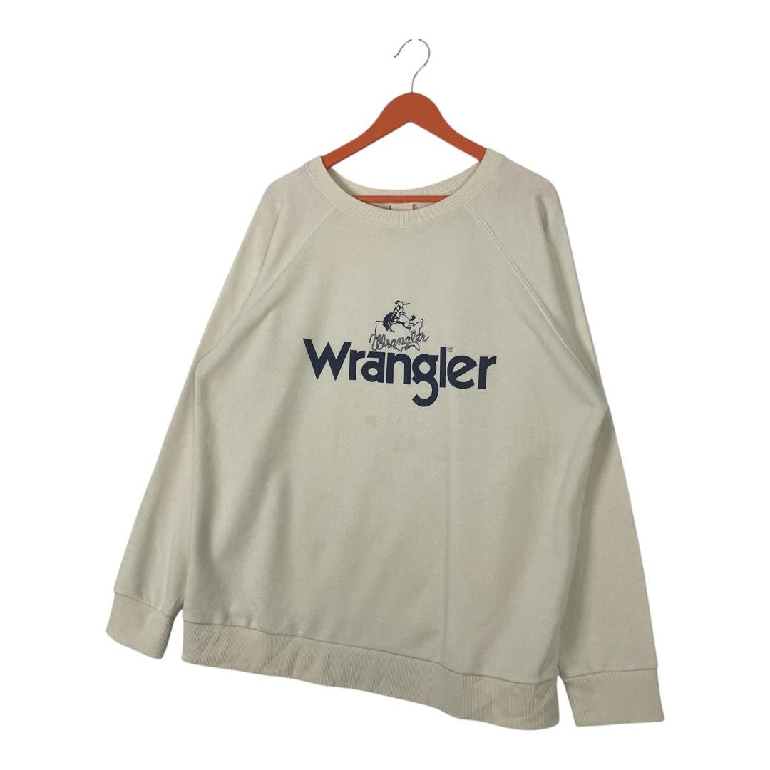 Wrangler Vintage Wrangler Spell Out Logo Pullover Sweatshirt Size XL Size US XL / EU 56 / 4 - 3 Thumbnail