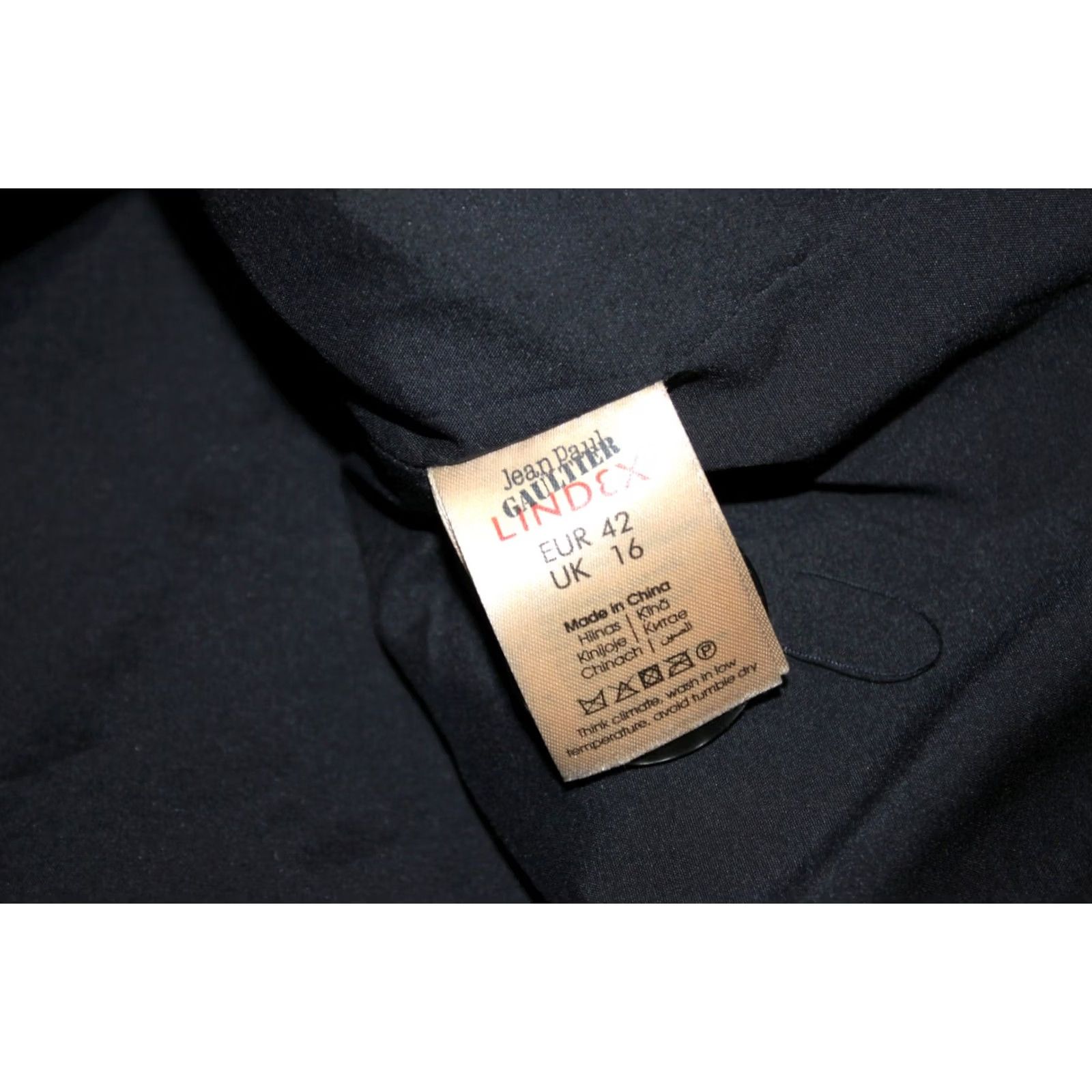 Jean Paul Gaultier Jean Paul Gaultier for Lindex Womens Coat UK 16 EUR 42 Multicoloured Wool Blend Coat Women, 66 cm Length, 64 cm Sleeve, Very Good, 100% Genuine Size 38" / US 16 / IT 52 - 7 Thumbnail