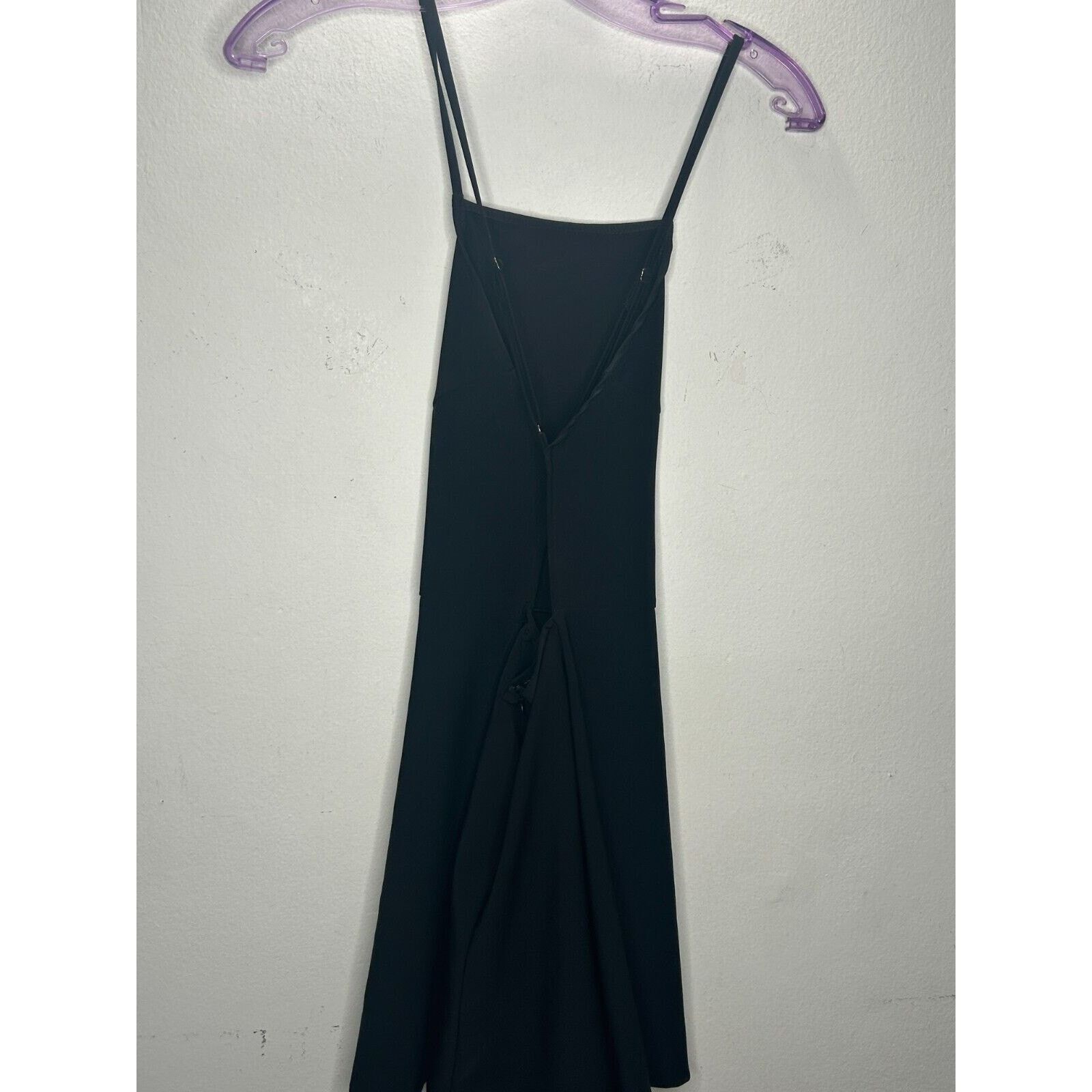 Brandy Melville Brandy Melville Black Criss-Cross Back Mini Dress OS Size ONE SIZE - 6 Thumbnail