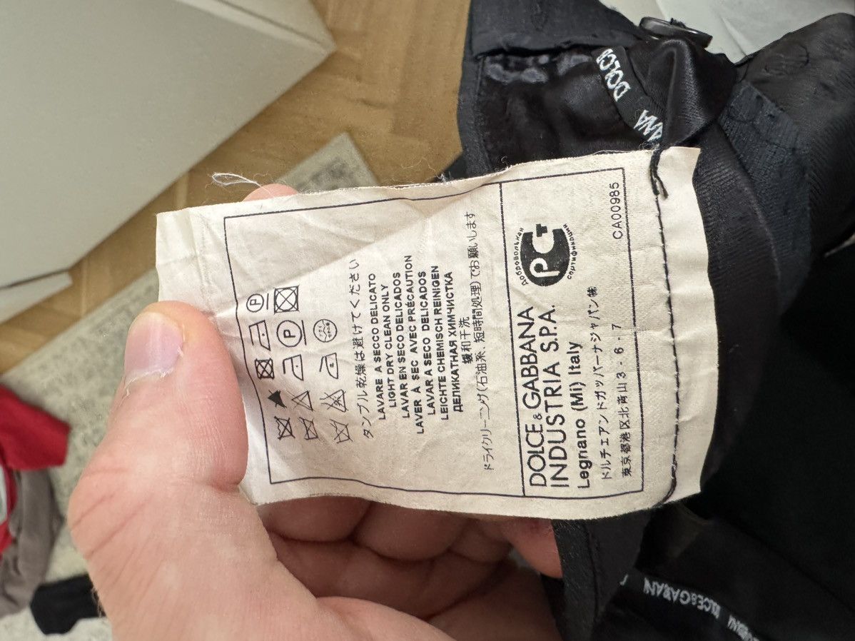 Dolce & Gabbana Dolce&Gabbana D&G Vintage Casual Black Pant Luxury High End Size US 33 - 5 Thumbnail