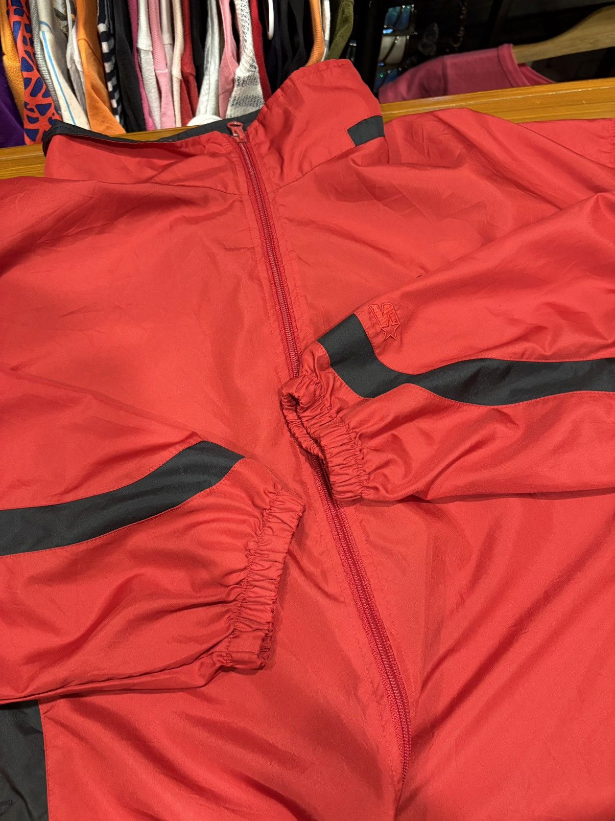 Starter Vintage Starter Wisconsin Badgers Windbreaker Jacket Size US XL / EU 56 / 4 - 8 Thumbnail