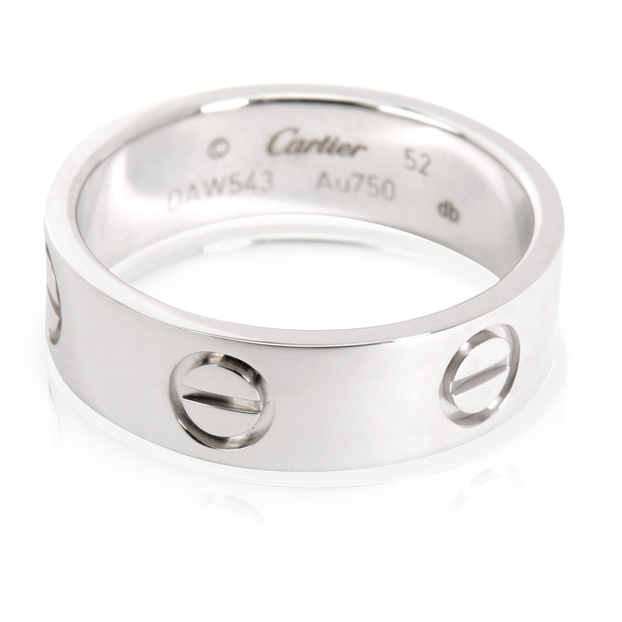 Cartier Love Band in 18KT White Gold