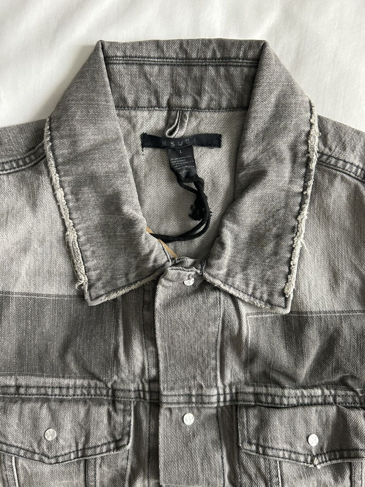 Ksubi Ksubi Denim Vest Hypnosis Cut Off Distressed Decal Size US L / EU 52-54 / 3 - 2 Thumbnail