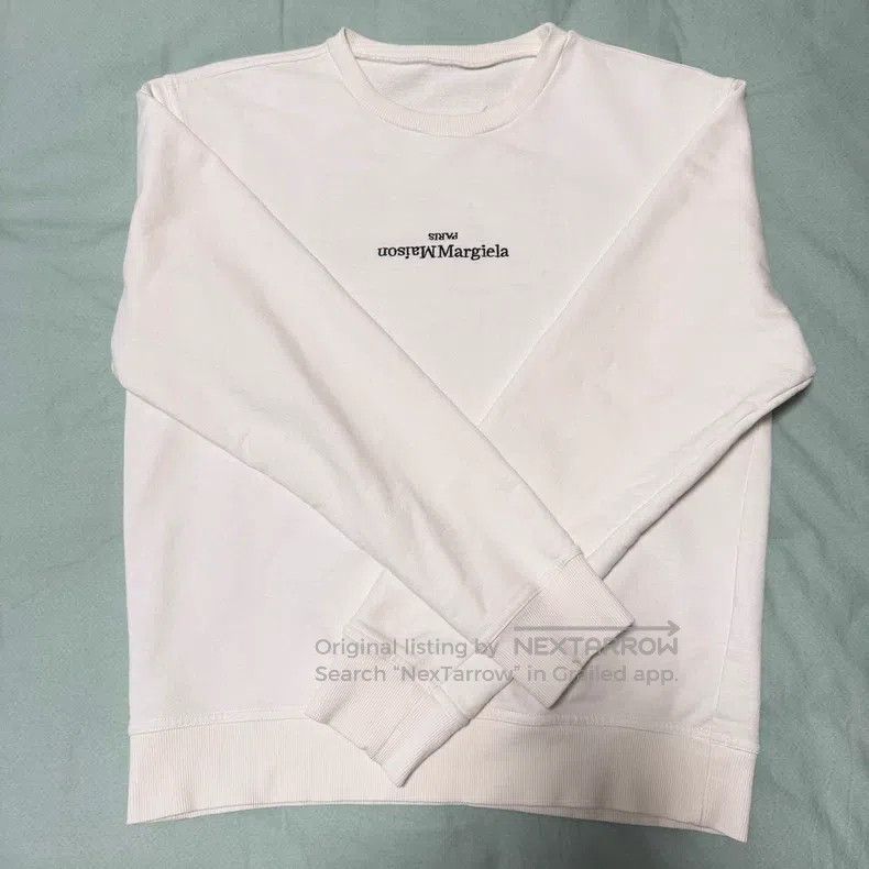Maison Margiela Maison Margiela White sweatshirt Size US M / EU 48-50 / 2 - 1 Thumbnail