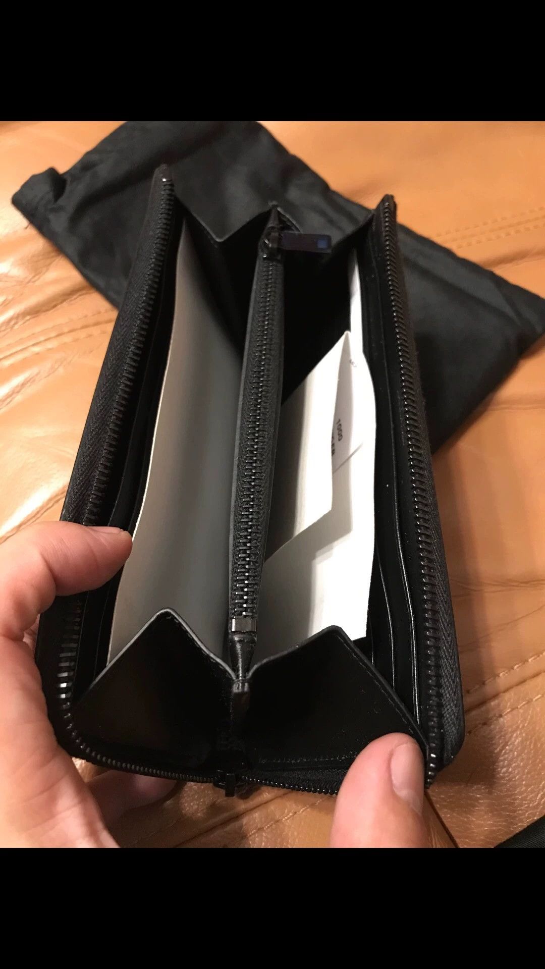 Saint Laurent Paris SLP new long zip full leather wallet Size ONE SIZE - 4 Thumbnail