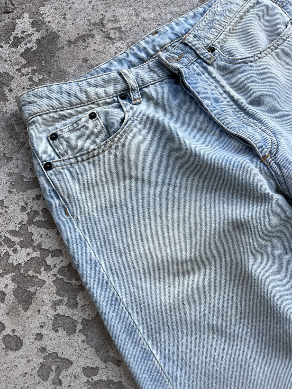 Maison Margiela Maison Margiela MM6 Flared Dirty Faded Jeans Denim Pants Size 27" / US 4 / IT 40 - 9 Thumbnail