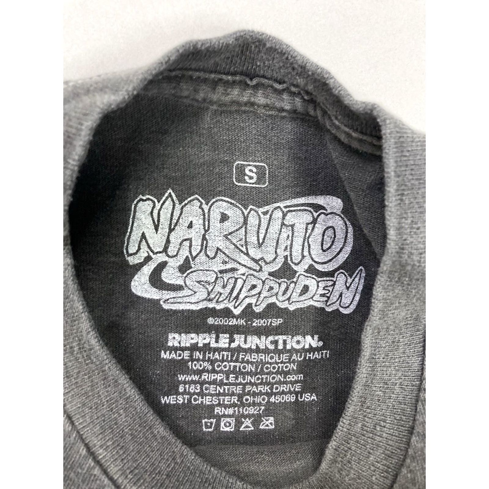 Ripple Junction VINTAGE Naruto Shippuden Uzumaki Anime Graphic T-shirt Women Small Gray Size S / US 4 / IT 40 - 4 Thumbnail