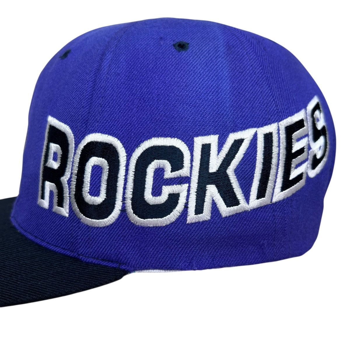 American Needle Vtg 1990s MLB Colorado Rockies Spell Out American Needle Hat Size ONE SIZE - 6 Thumbnail