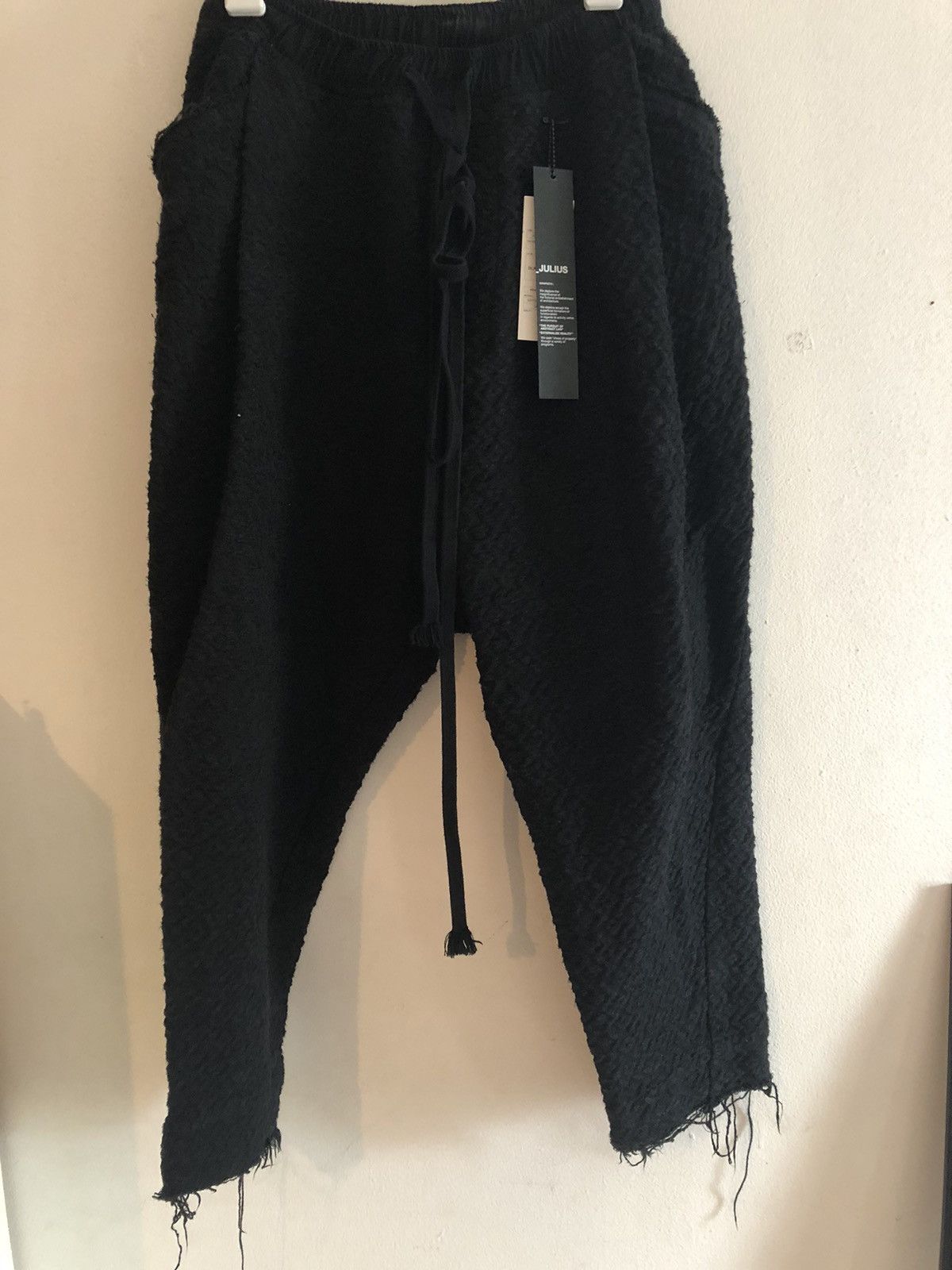 Julius SLUB JACQUARD COTTON TROUSERS 737pam5 | Grailed