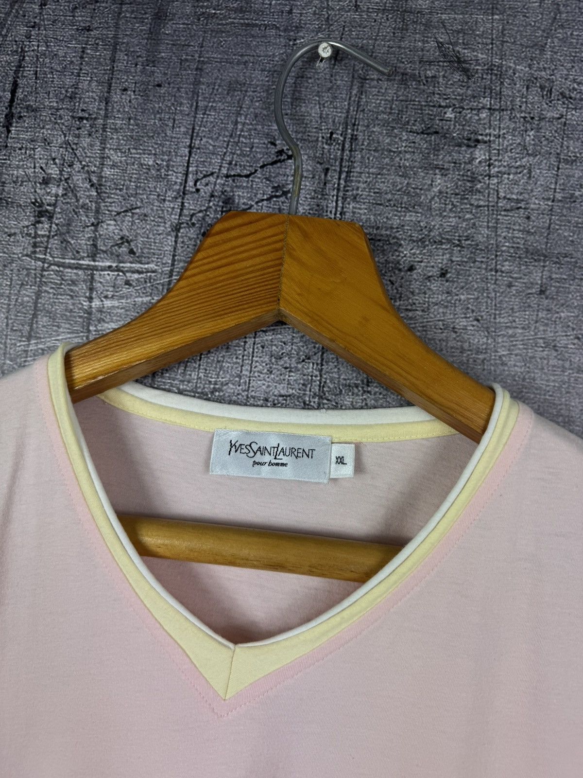 Yves Saint Laurent Vintage Yves saint laurent YSL big logo t shirt tee luxury Size US XXL / EU 58 / 5 - 3 Thumbnail