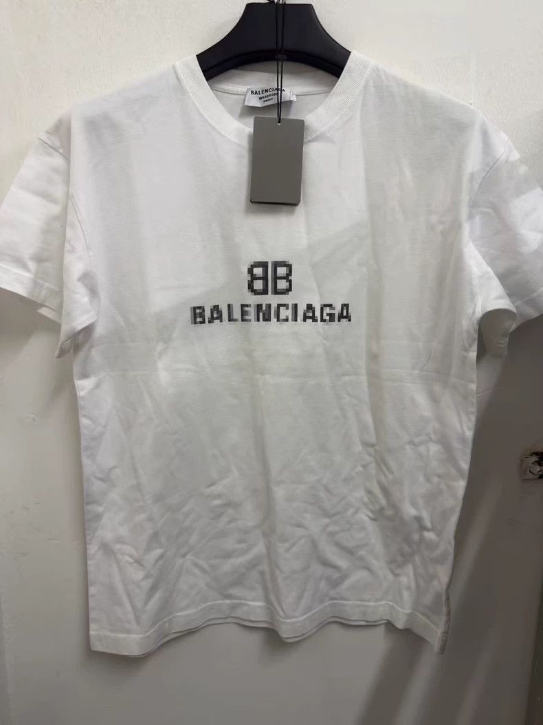 Balenciaga Balenciaga White mosaic short sleeve Size US XS / EU 42 / 0 - 1 Thumbnail