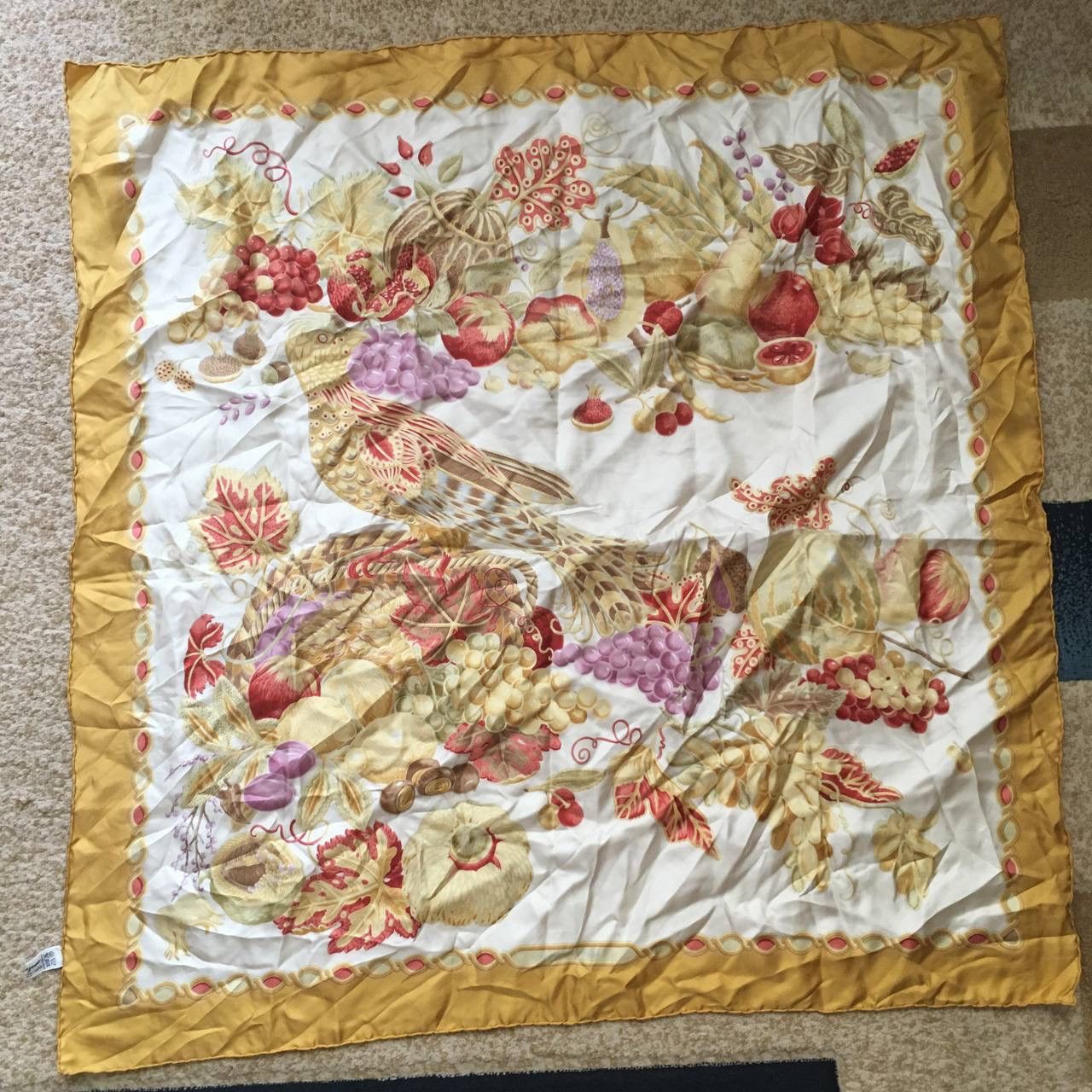 Salvatore Ferragamo Salvatore Ferragamo Animal Print Multicolour Silk Scarf Size ONE SIZE - 23 Thumbnail