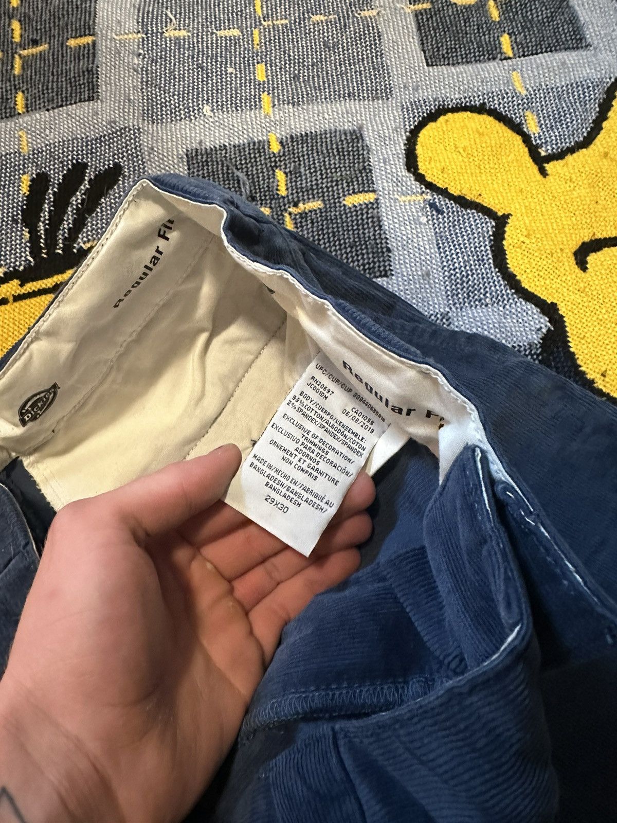 Dickies Vintage Y2K Dickies Corduroy Pants Size US 29 - 3 Thumbnail