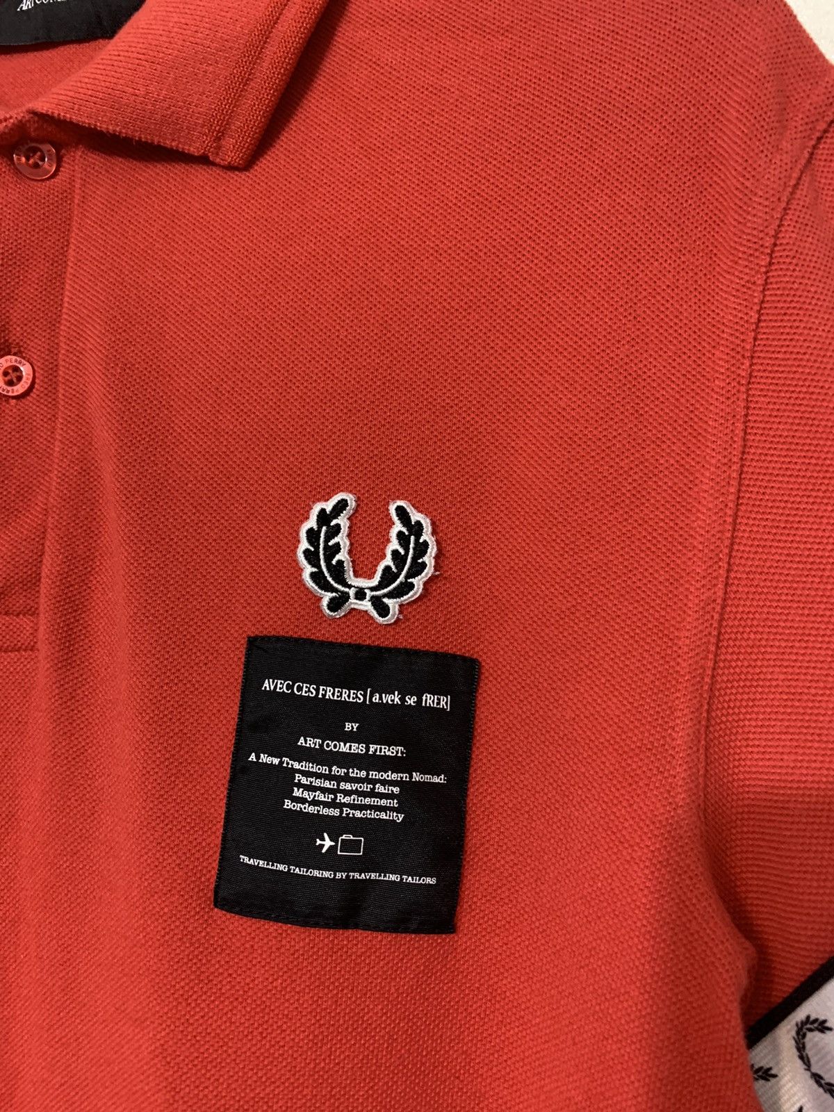 Art Comes First × Fred Perry Fred Perry & Art Comes First Woven Men’s Polo Size S Size US S / EU 44-46 / 1 - 4 Thumbnail