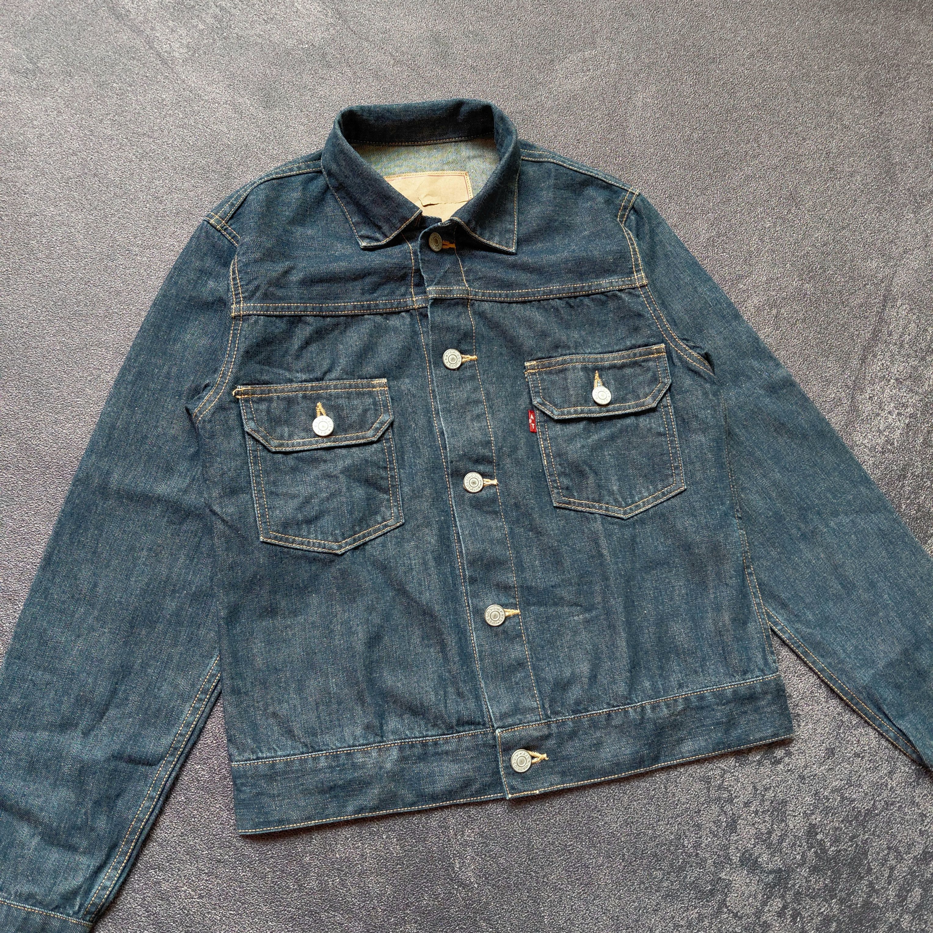 Japanese Brand A/T Type II Japan Trucker Denim Jacket Size US S / EU 44-46 / 1 - 4 Thumbnail