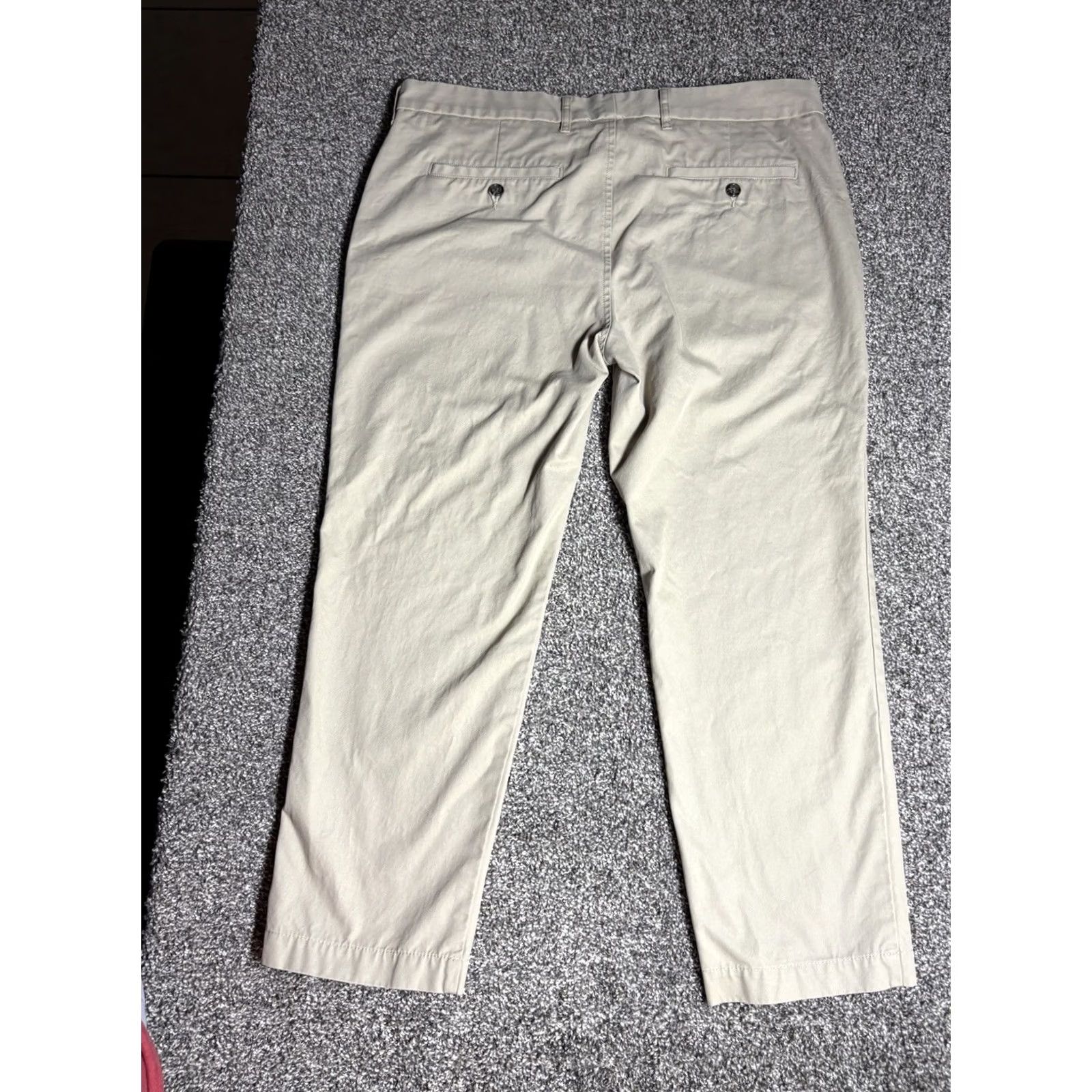 Vintage Peter Manning Pants Mens 36x26 Beige Khaki Chino Pants Classic Fit Casual Size US 36 / EU 52 - 4 Thumbnail