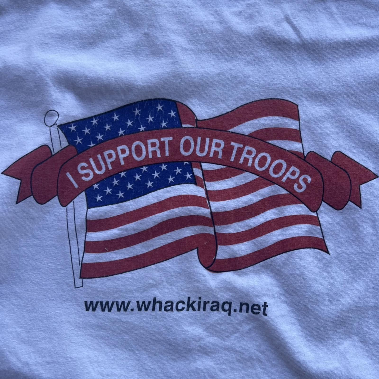 Jerzees Whack Iraq Vintage Rare Size US XL / EU 56 / 4 - 4 Thumbnail