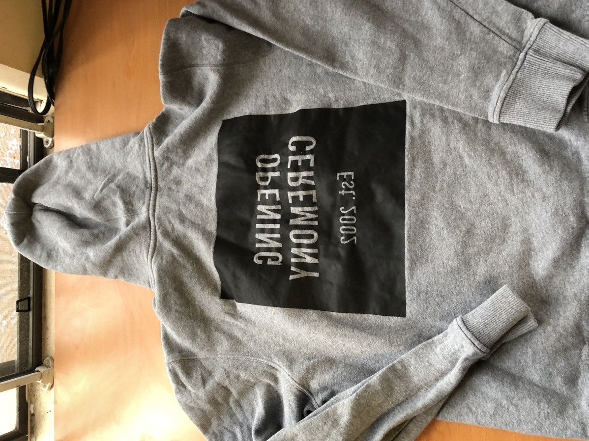 Opening Ceremony Opening Ceremony Box Logo Hoodie Grey Size L Grailed