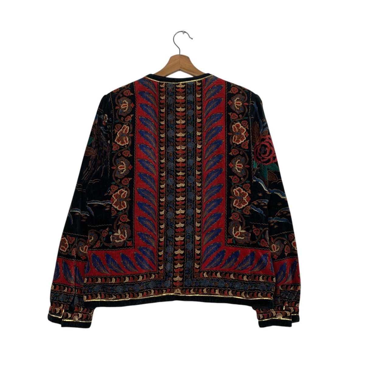 Japanese Brand SAXTON HALL Japan Bohemian Oriental Style Jacket #1820-C22 Size M / US 6-8 / IT 42-44 - 7 Thumbnail