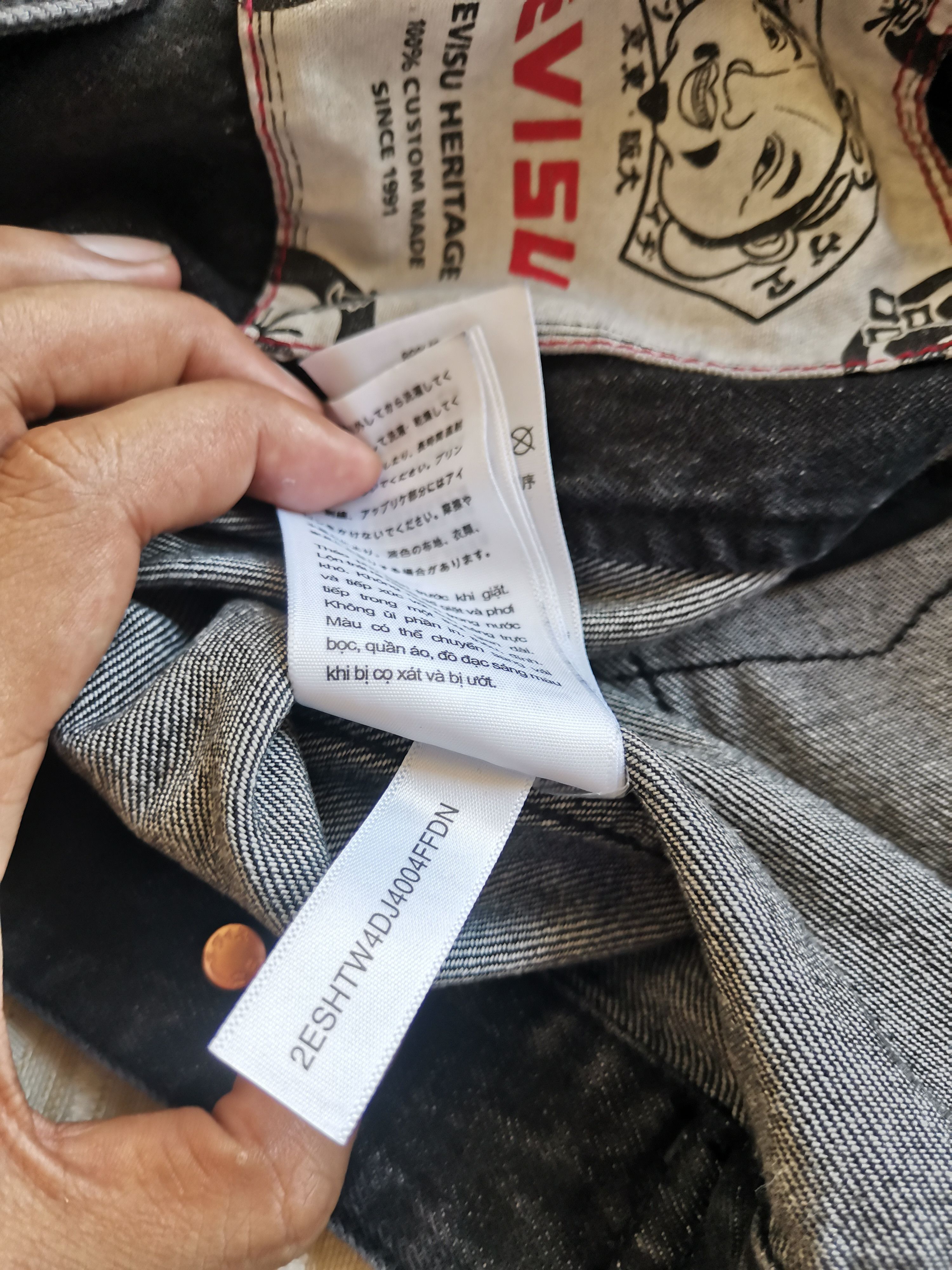 Evisu Evisu Seagull Embroidery Detachable 2-In-1 Fit Denim Jacket Size M / US 6-8 / IT 42-44 - 6 Thumbnail
