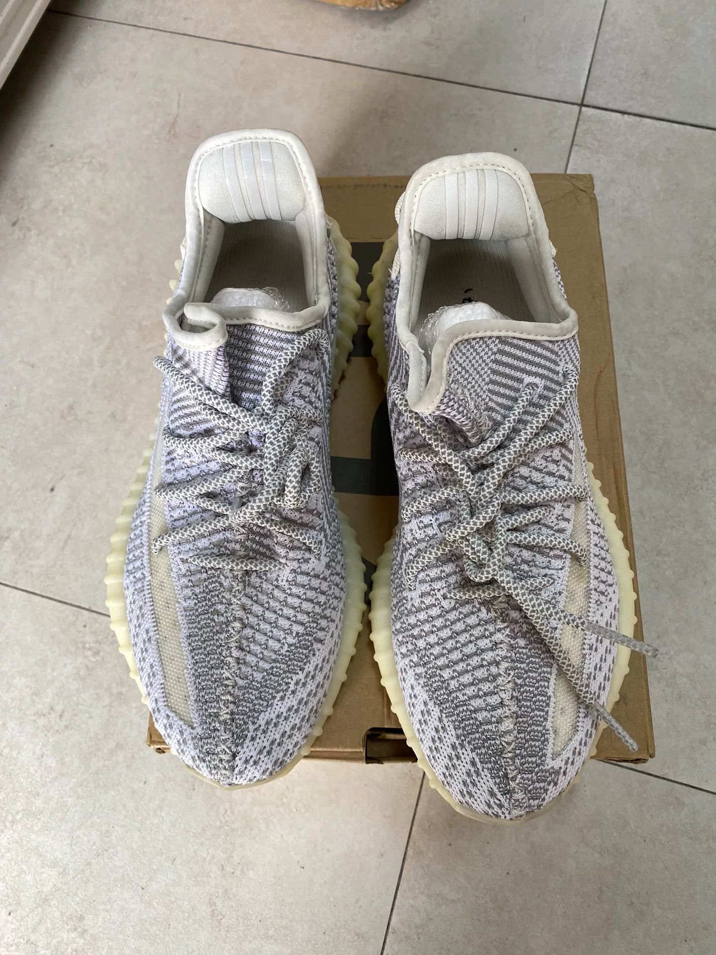 Adidas Adidas YEEZY350 White Lowtop Sneakers 42 Men Size US 9 / EU 42 - 1 Thumbnail