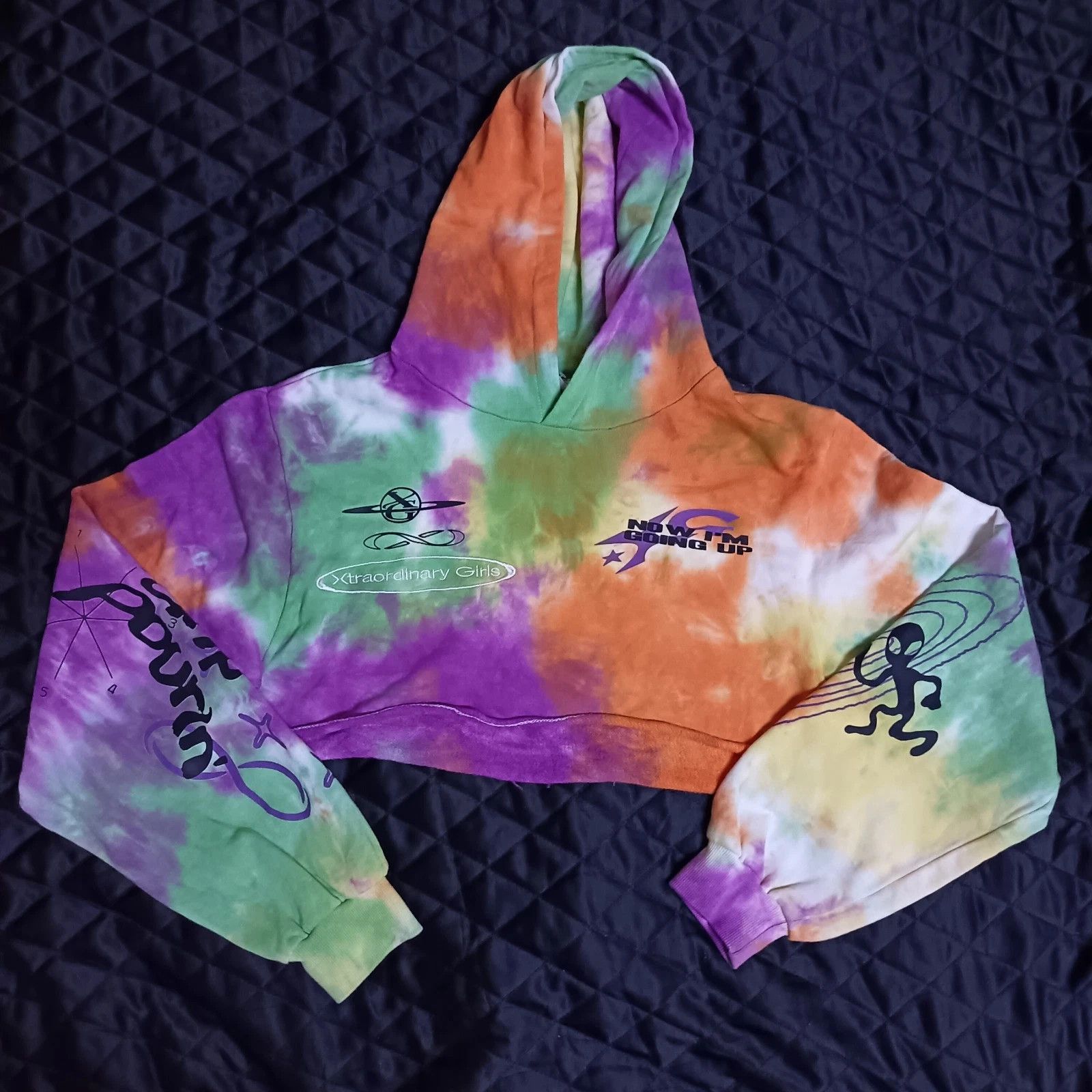 Other XG Tie-Dyed Cropped Hoodie XGALX Kpop Merch Size S / US 4 / IT 40 - 1 Thumbnail