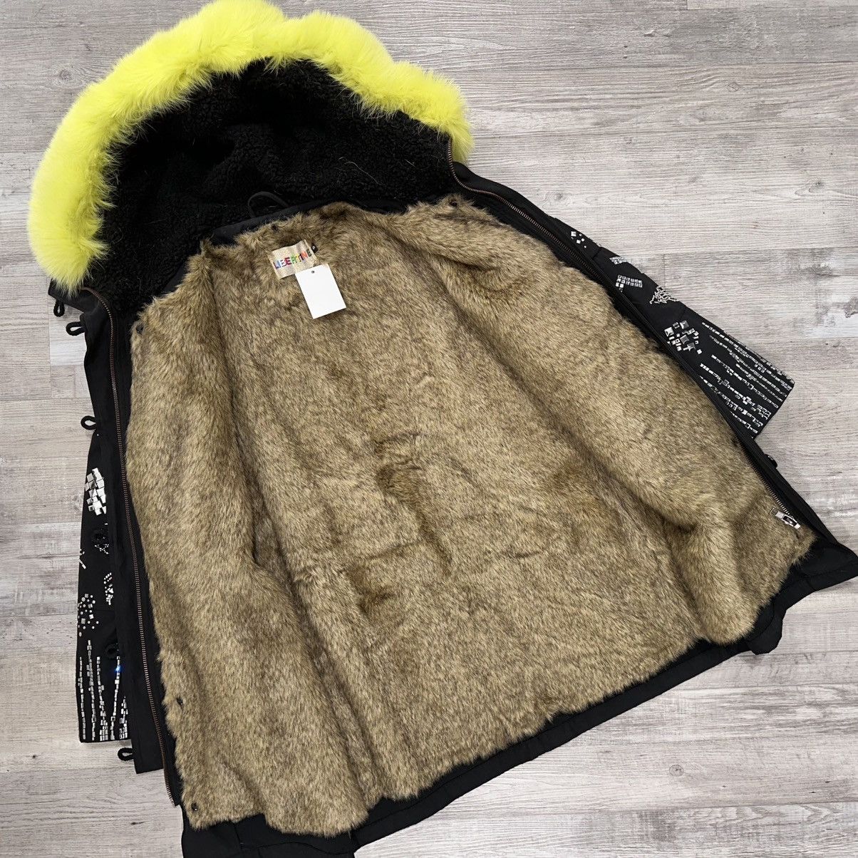 Libertine LIBERTINE FUR LINED PARKA WITH GEOMETRIC EMBELLISHMENT SMALL Size S / US 4 / IT 40 - 4 Thumbnail