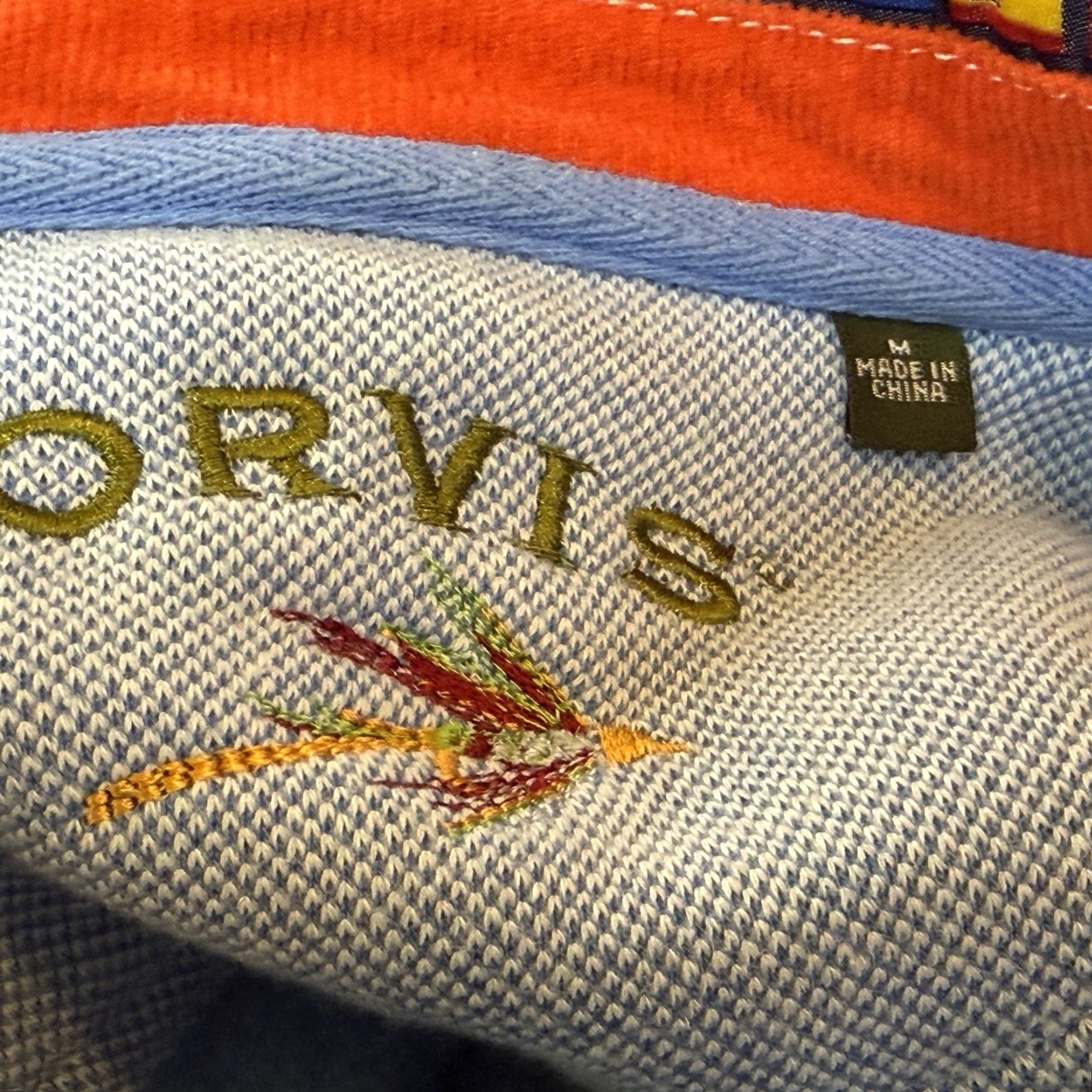 Orvis Orvis Sweater Mens Size Medium Blue Pique Knit Long Sleeve 1/4 Zip Pullover Size US M / EU 48-50 / 2 - 6 Thumbnail