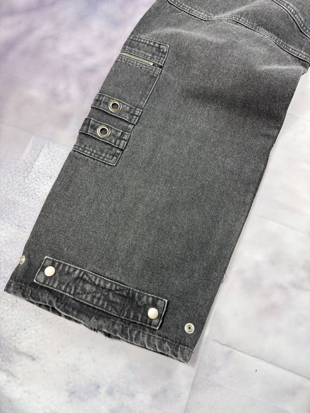 PROJECT G/R Project G/R Flight Denim Pants - black y2k vintage Size US 32 / EU 48 - 12 Thumbnail