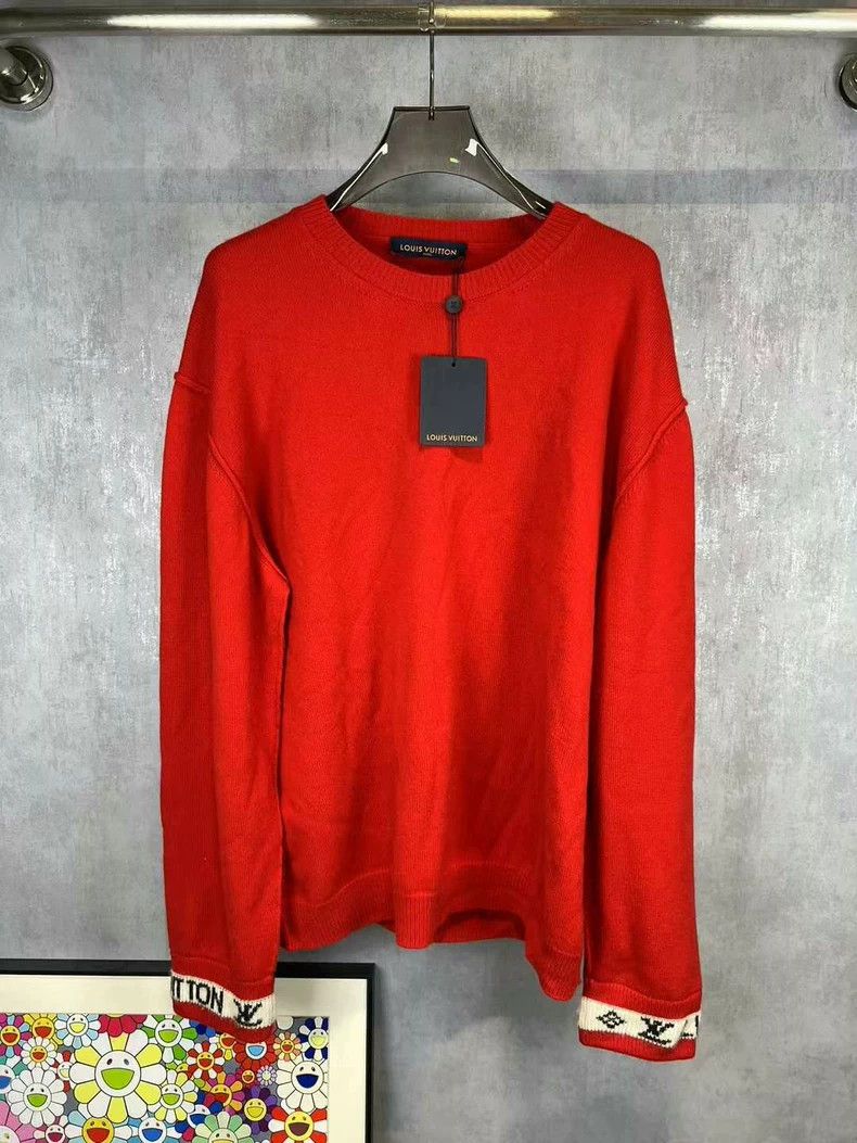 Louis Vuitton louis vuitton Sleeve Logo Cashmere Sweater 2501-Nextarrow Size US XXL / EU 58 / 5 - 1 Thumbnail